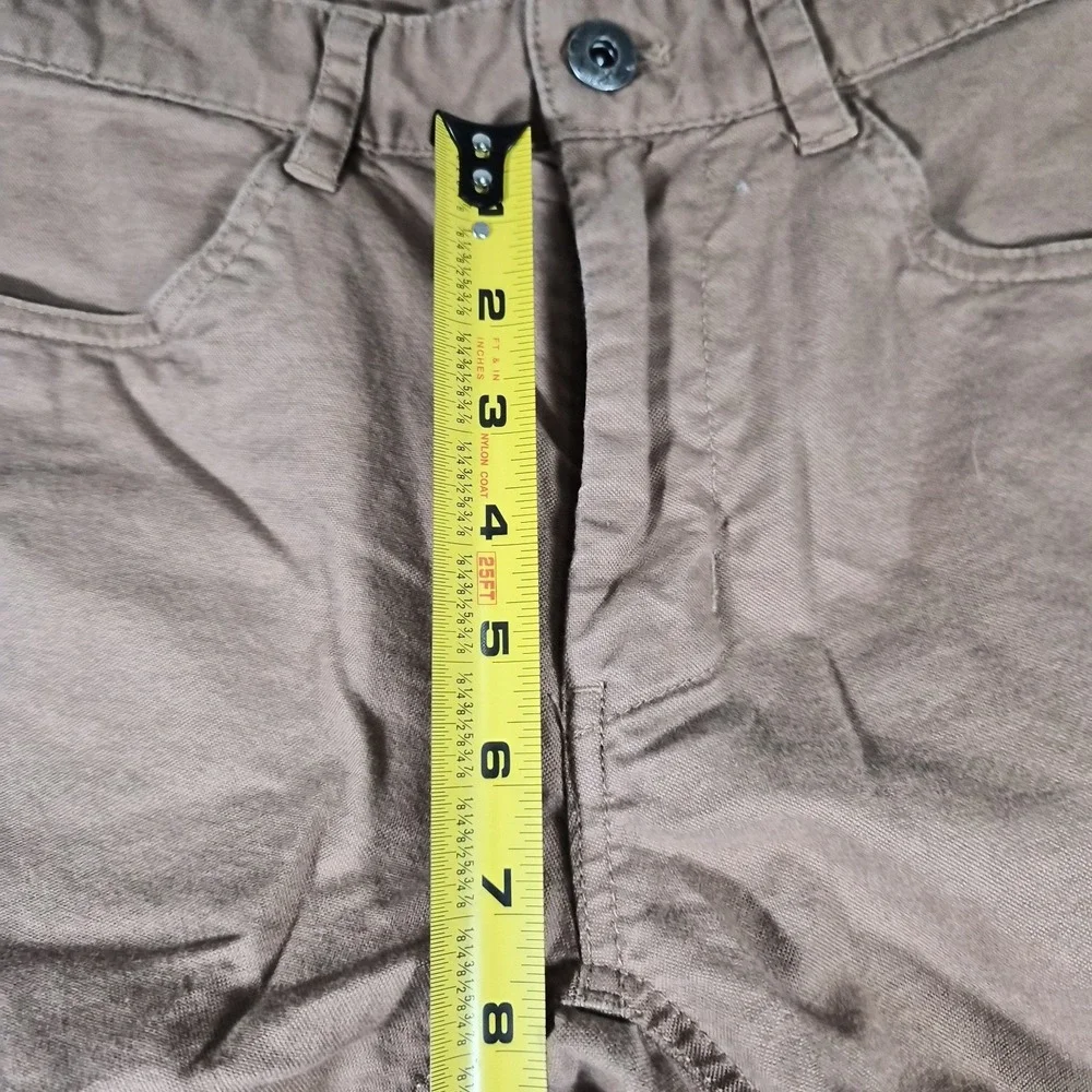 The North Face Men's Size 30 Brown Canvas Pants Straight Leg Outdoor Hiking
